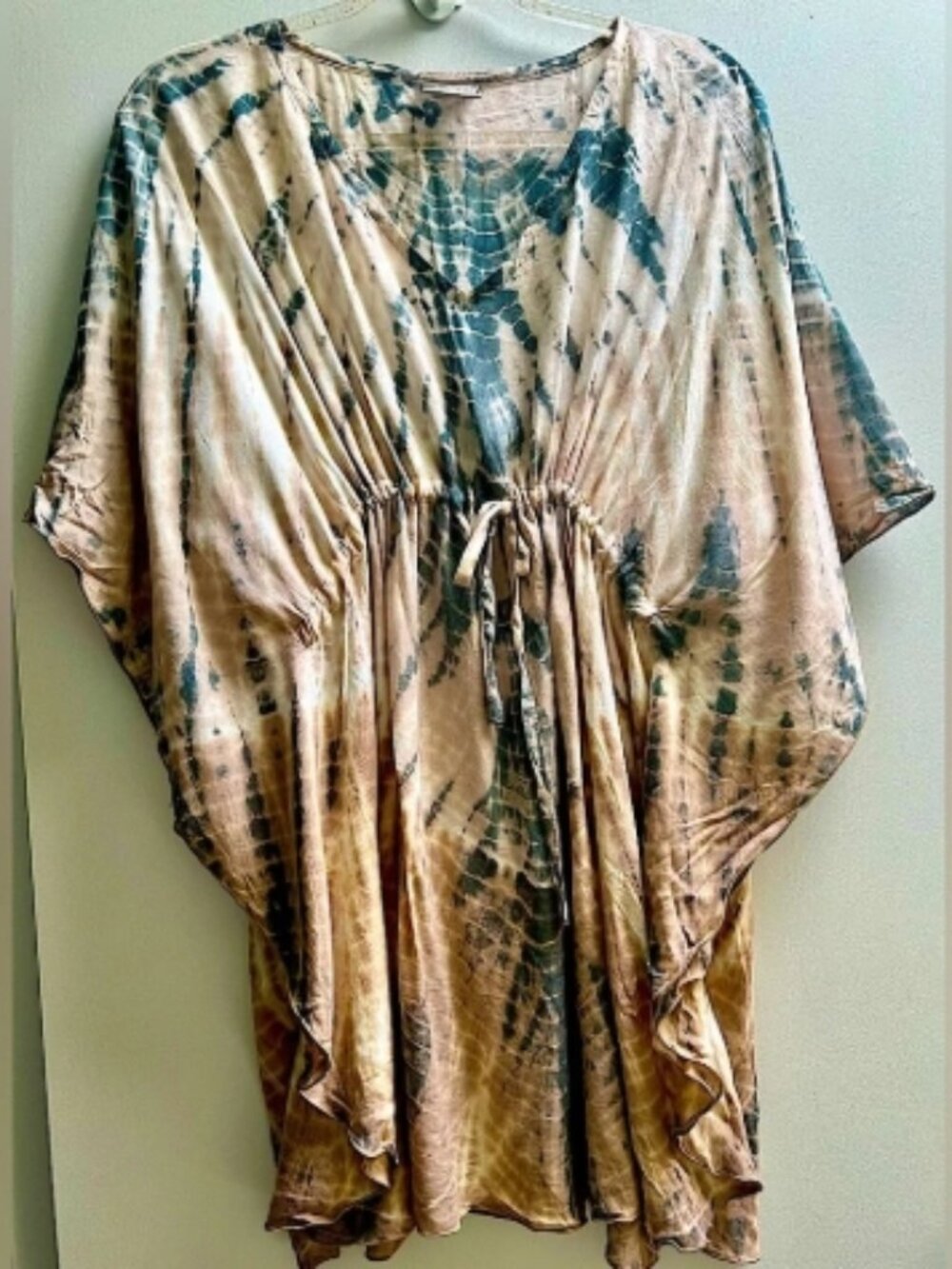 Beautiful Coloured Tie Dye Kaftan Tunic